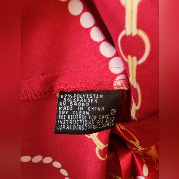 Women's Kasper Button Down Blouse Size Six - Picture 3 of 6